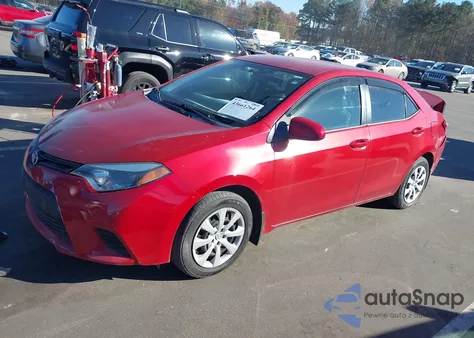 2014 Toyota Corolla Le from USA, damaged, VIN 5YFBURHE0EP063811